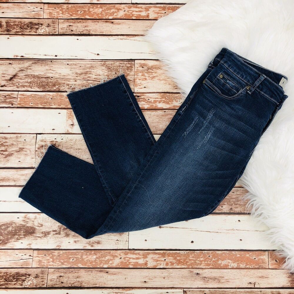 KUT From The Kloth Women's Straight Leg Catherine Boyfriend Jeans Size 6 Raw Hem - Picture 2 of 9